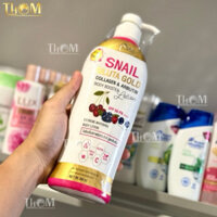 SỮA DƯỠNG THỂ, LOTION SNAIL WHITE GOLD, DƯỠNG DA TRẮNG DA MỜ THÂM GIẢM NẾP NHĂN