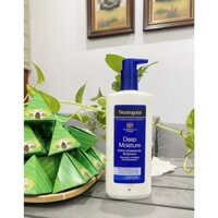 Sữa dưỡng thể Neutrogena Deep Moisture Body Lotion Dưỡng ẩm sâu cho da khô Hấp thụ tức thì 400ml - Hàng nội địa Đức