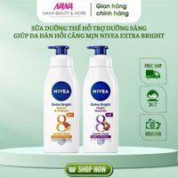 Sữa dưỡng thể NIVEA 8 SUPER FOOD ngày và đêm dưỡng sáng da, phục hồi chính hãng - Nana Shop