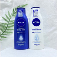 Sữa Dưỡng Thể Nivea Body Lotion Express 48h 400ml Cho Da Thường - Đức