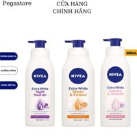 Sữa dưỡng thể Nivea Extra White Radiant & Smooth UV Body Lotion - dưỡng trắng body ban ngày / ban đêm 350ml