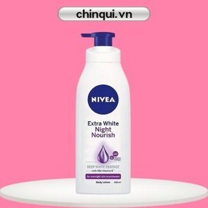 Sữa dưỡng thể NIVEA Trắng da ban đêm 400ml
