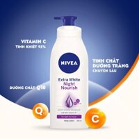 SỮA DƯỠNG THỂ NIVEA TRẮNG DA BAN NGÀY EXTRA WHITE RADIANT & SMOOTH UV BODY LOTION 400ML