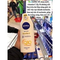 Sữa Dưỡng Thể Săn Chắc Da Nivea Body Lotion Q10+ Vitamin C(400Ml)- Đức