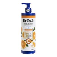 Sữa Dưỡng Thể Sáng Da Vitamin C, Body Lotion, Moisture + Radiant with Citrus Essential Oils, 18 fl oz (532ml) - DR TEAL'S