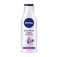 Sữa Dưỡng Thể Trắng Da Ban Đêm, Extra White, Night Nourish Body Lotion, Night Skin Repair (250ml) - NIVEA