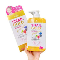 SỮA DƯỠNG THỂ TRẮNG DA BODY SNAIL GOLD ARBUTIN MIX BERRY THẾ HỆ MỚI 500ML