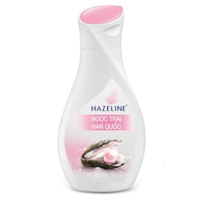 Sữa dưỡng thể trắng da chiết xuất ngọc trai Hazeline Pearly White UV 140ml