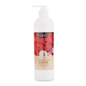 Sữa dưỡng thể trắng da hương hoa hồng Geo Perfume Body Lotion Rose Spa