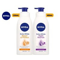 Sữa dưỡng thể trắng da Ngày (350ml) & Đêm (400ml) NIVEA