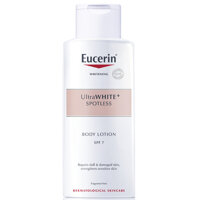 Sữa Dưỡng Thể Trắng Da Nhạy Cảm Eucerin White Therapy Clinical Whitening Body Lotion SPF7 250ml