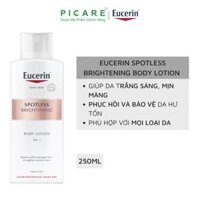 Sữa Dưỡng Thể Trắng Da Nhạy Cảm Eucerin White Therapy Clinical Whitening Body Lotion SPF7 250ml