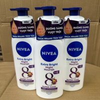 Sữa Dưỡng Thể Trắng Da Nivea Ban Đêm 400ml(Mầu Tím)