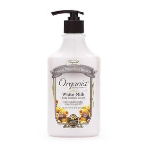 Sữa dưỡng thể trắng da và giữ ẩm Organia White Milk Body Essence Lotion 400ml