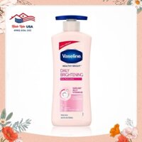 Sữa dưỡng thể trắng da Vaseline Healthy Bright Daily Brightening 725ml mẫu mới kem hồng của Mỹ