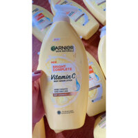 Sữa Dưỡng Thể Trắng Hồng rạng rỡ Garnier Body Lotion Serum Milk Bright Complete VitaminC 400ml