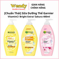 Sữa Dưỡng Thể Trắng Hồng Rạng Rỡ Garnier Body Lotion Milk Bright Complete VTM C / Extra 400ml