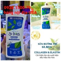 SỮA DƯỠNG THỂ TRẺ HÓA Collagen ST.Ives  Renewing Collagen & Elastin Body Lotion 621ml