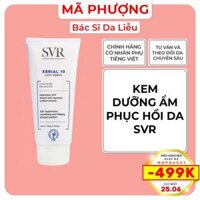 Sữa dưỡng thể và giữ ẩm SVR Xerial 10 Lait Corps cho da khô và rất khô dành cho mặt và toàn thân