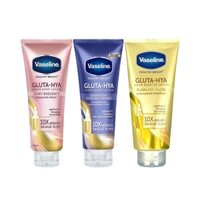 Sữa Dưỡng Thể Vaseline 10X Trắng Da, Mờ Thâm Đều Màu Da Vaseline Healthy Bright Gluta-Hya Serum Burst 330ml