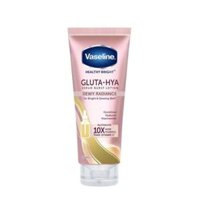Sữa Dưỡng Thể Vaseline Ban Đêm Sáng Da Mượt Mà 330ml | Gluta-Hya Serum Burst UV Lotion Dewy Radiance