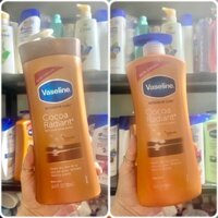 SỮA DƯỠNG THẾ VASELINE COCOA RADIANT BODY LOTION 725ML - VASELINE NÂU COCOA CACAO