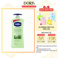 Sữa Dưỡng Thể Vaseline Dưỡng Ẩm Trắng Sáng Làm Dịu Mát Da, Kem Dưỡng Body Lotion Cho Mọi Loại Da Bản Mỹ Màu Xanh 725ml