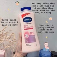Sữa dưỡng thể Vaseline Healthy Bright Daily Brightening 725ml của Mỹ