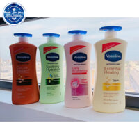 Sữa dưỡng thể Vaseline Healthy Bright Daily Brightening 725ml (Hồng-Vàng-Xanh lá-Trắng-Nâu)