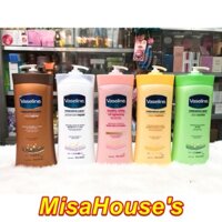 Sữa Dưỡng Thể Vaseline Màu Hồng và Xanh 725ml Hàng Chuẩn