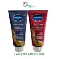 Sữa dưỡng thể Vaseline Thái xanh, đỏ OK383 ngăn lão hóa, cấp ẩm, giảm nhăn da toàn thân 300ml