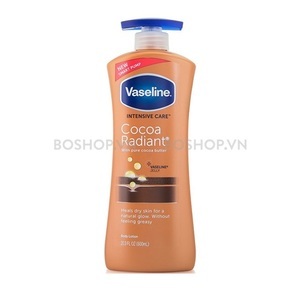 Sữa dưỡng thể Vaseline Total Moisture Cocoa Radiant Hương Cacao - 600ml