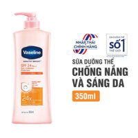 Sữa dưỡng thể Vaseline trắng da chống nắng Ppf và Spf24 Pa++ 350ml