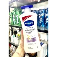 SỮA DƯỠNG THỂ VASELINE INTENSIVE CARE ADVANCED REPAIR HEALING MOISTURE LOTION TRẮNG dành cho da rất khô