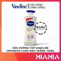 Sữa Dưỡng Thể Vaseline Intensive Care Advanced Repair Chai Màu Trắng 725ml Chính Hãng - Body Lotion Vaseline Mỹ