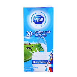 Sữa Dutch Lady Không Đường 1l