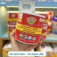 Sữa Earth’s Best Organic Dairy 595g (Sữa Earth's Best đỏ) cho bé 0-12 tháng - Hàng chính hãng