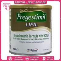 Sữa Enfa Pregestimil Lipil 400g Với Đạm Thủy Phân Toàn Phần, Kết Hợp Chất Béo MCT, Dễ Dàng Hấp Thu, Cho Trẻ Từ 0 - 12 Tháng, Dị Ứng Đạm Sữa Bò, Sữa Công Thức