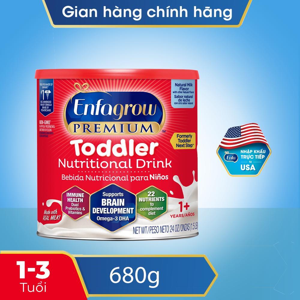 Sữa Enfagrow Premium Toddler Nutritional Drink - 680g (Trên 1 tuổi)