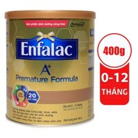 Sữa Enfalac A  Premature Formula 400g (0 – 12 tháng)