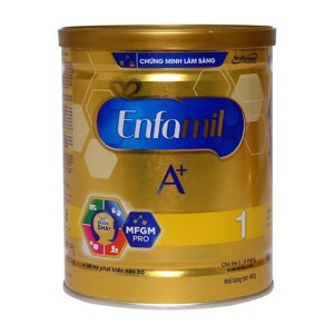Sữa bột Enfamil A+ 1 - hộp 400g (dành cho trẻ từ 0 - 6 tháng)