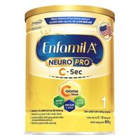 Sữa Enfamil A+ NeuroPro 1 C-Sec 800g (0-12 tháng)
