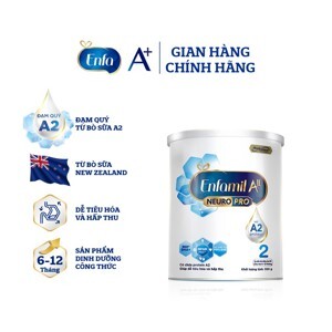 Sữa Enfamil A2 NeuroPro số 2 350g (Follow Up Formula, 6 - 12 tháng tuổi)