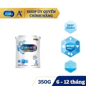 Sữa Enfamil A2 NeuroPro số 2 350g (Follow Up Formula, 6 - 12 tháng tuổi)