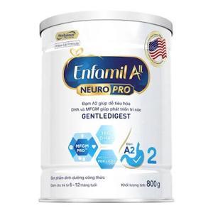 Sữa Enfamil A2 NeuroPro số 2 800g (Follow Up Formula, 6 - 12 tháng tuổi)