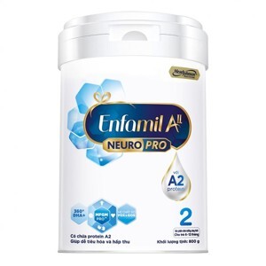 Sữa Enfamil A2 NeuroPro số 2 800g (Follow Up Formula, 6 - 12 tháng tuổi)