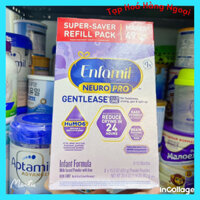 Sữa Enfamil Gentlease đạm thuỷ phân cho bé dị hay nôn trớ