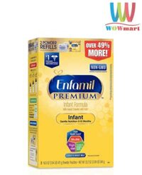 Sữa Enfamil hộp giấy cho bé từ 0-12 tháng tuổi Enfamil Premium Non-GMO Infant Formula 941g (Mẫu 2018)