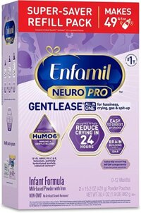 Sữa Enfamil Neuro Pro Gentlease tím 0 –12 tháng, hộp giấy 862g