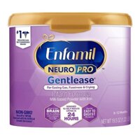 Sữa Enfamil Neuropro Gentlease của Mỹ chống đầy hơi nôn trớ khó tiêu quấy khóc hộp 553g